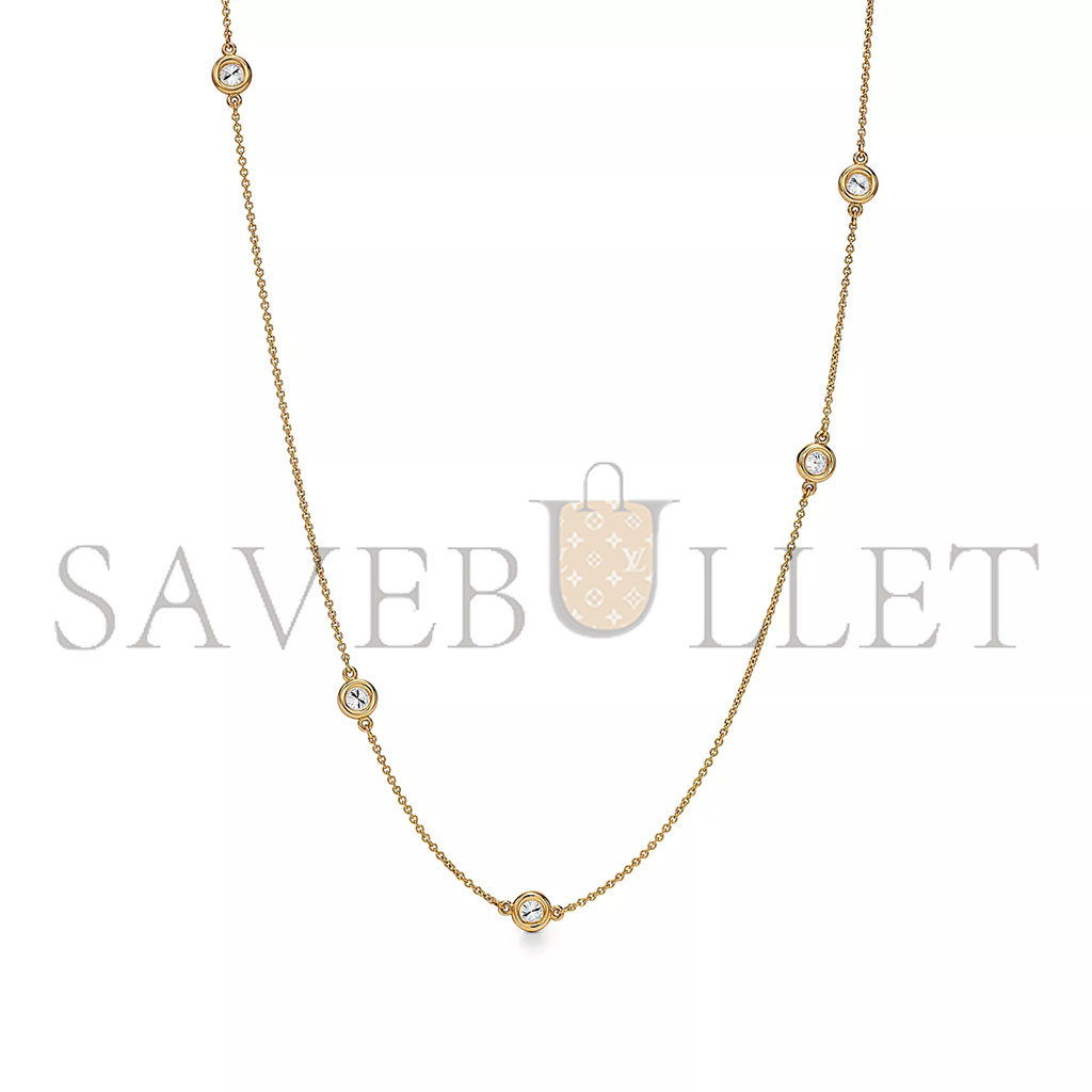 TIFFANY ELSA PERETTI® DIAMONDS BY THE YARD® SPRINKLE NECKLACEIN YELLOW GOLD 71285022